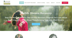 Desktop Screenshot of midlifedivorcerecovery.com
